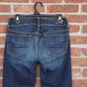 american eagle cropped jeans * artist crop * size 8 * capris * euc